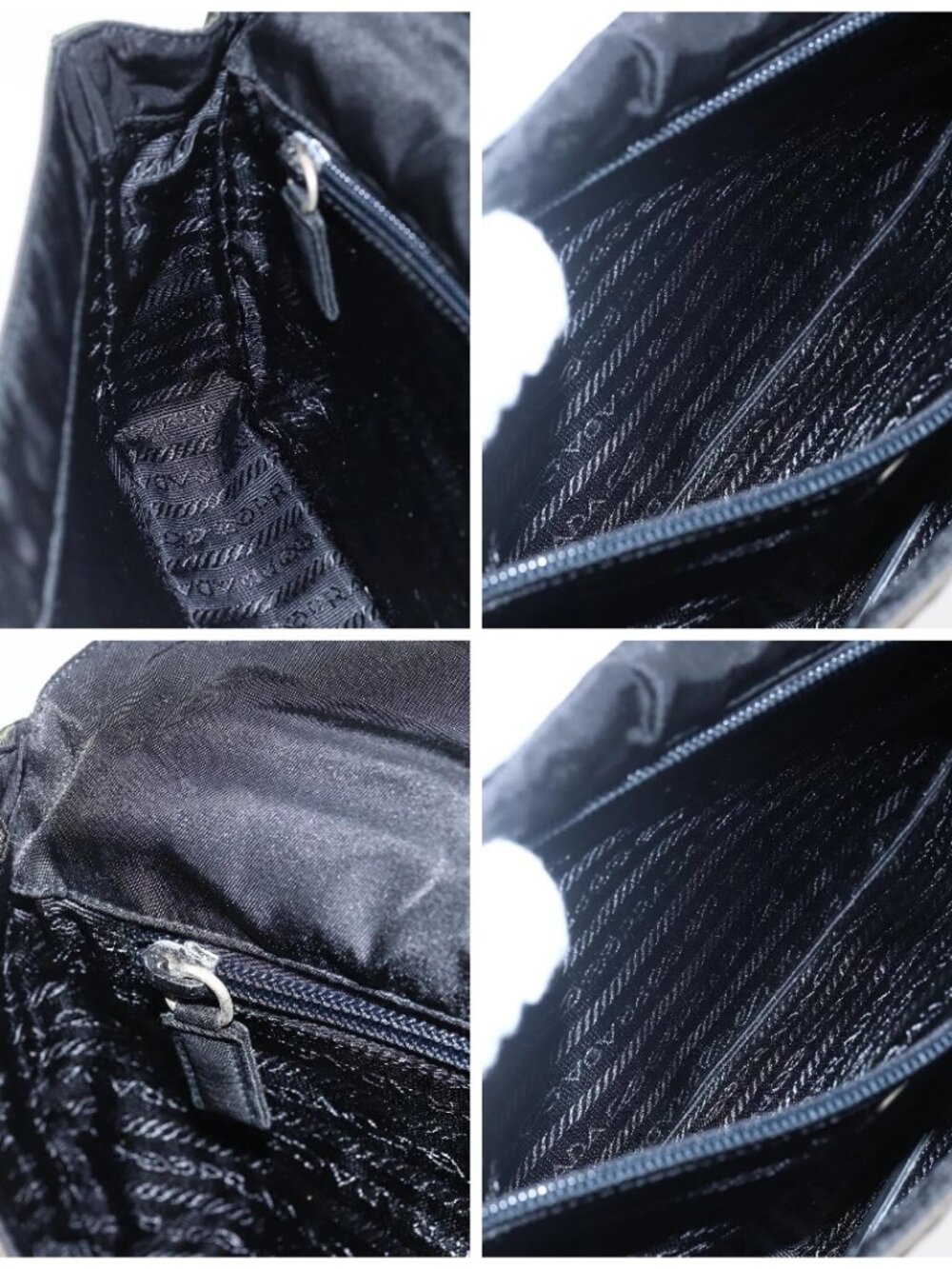 PRADA Shoulder Bag Nylon Leather Khaki Auth 173639 - Picture 12 of 12